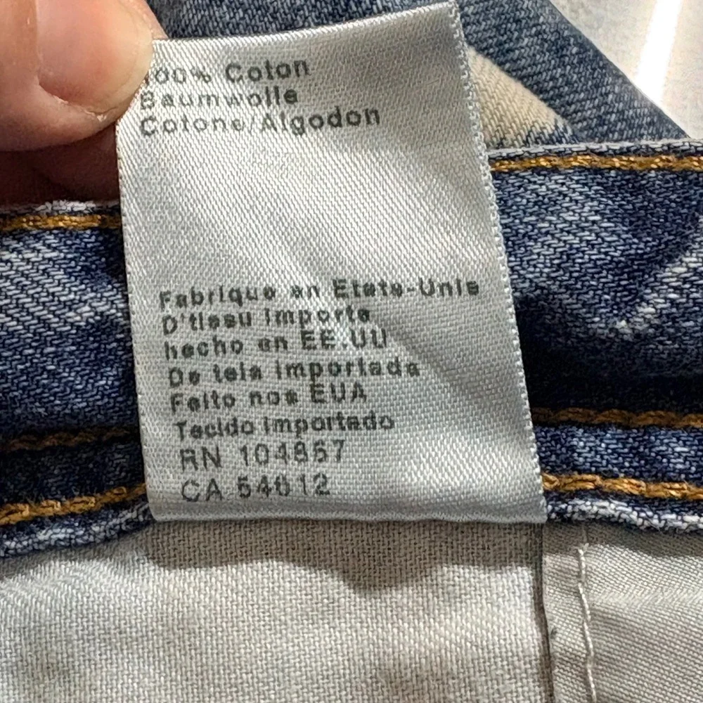 AG Adriano Goldschmied The Nomad Modern Slim Distressed Jeans Light Wash 28 Mens